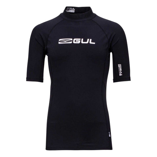 Black - Front - Gul Mens Logo Rash Guard