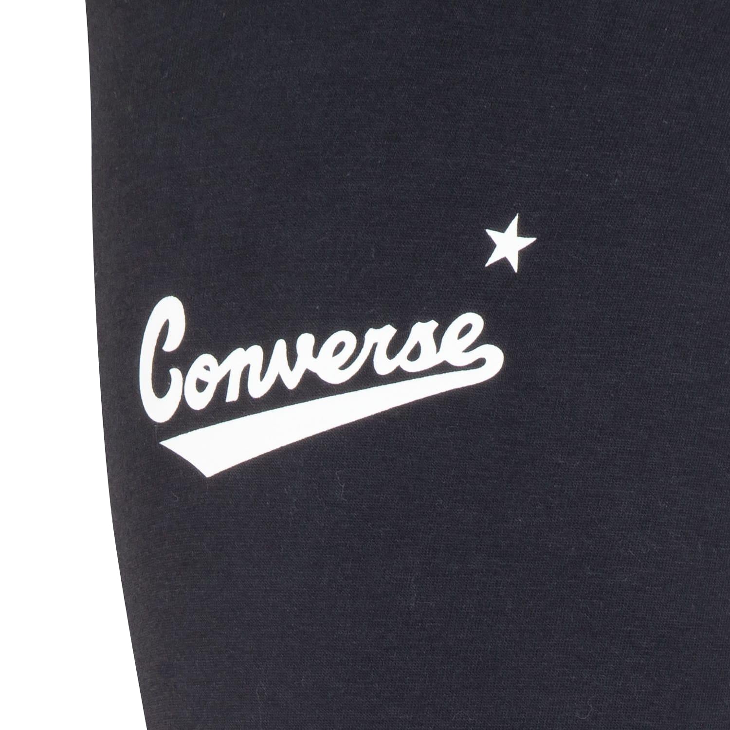 Black - Lifestyle - Converse Girls Graphic Logo Leggings