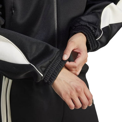 Black-White - Lifestyle - Adidas Womens-Ladies Tracksuit Top