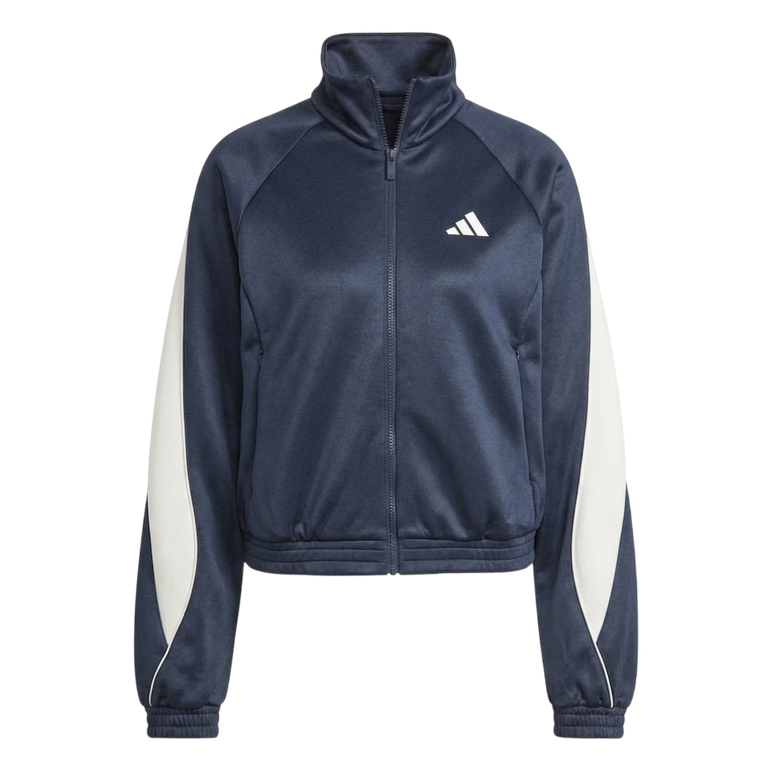 Navy - Front - Adidas Womens-Ladies Tracksuit Top