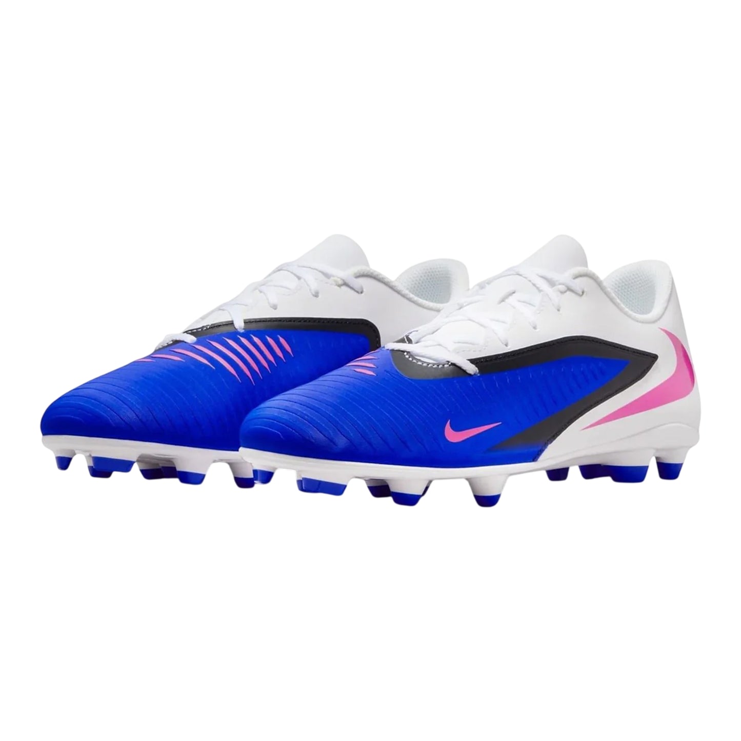 Blue-White-Pink - Lifestyle - Nike Mens Phantom 6 Low Club Firm Ground Football Boots