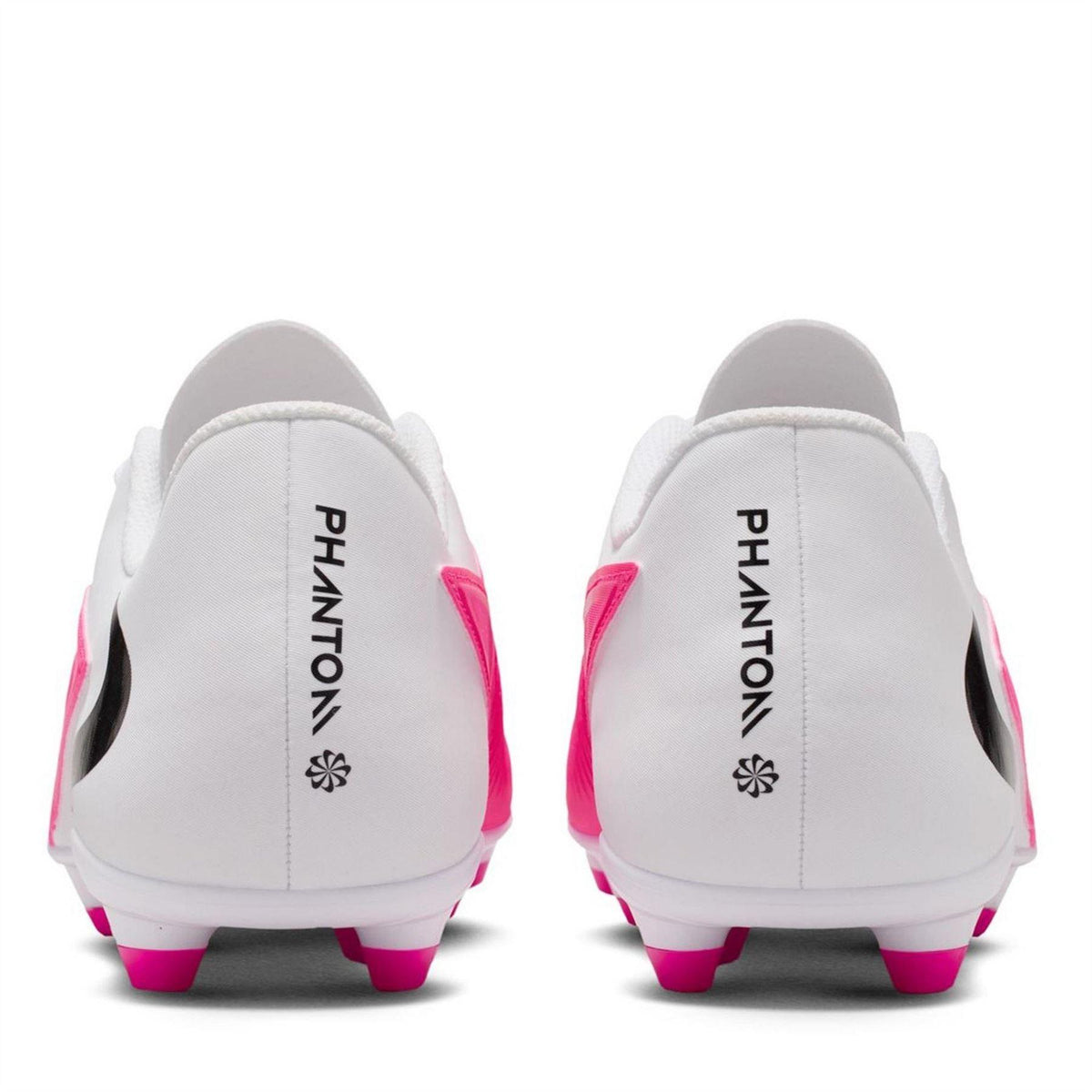 White-Pink - Pack Shot - Nike Mens Phantom 6 Low Club Firm Ground Football Boots