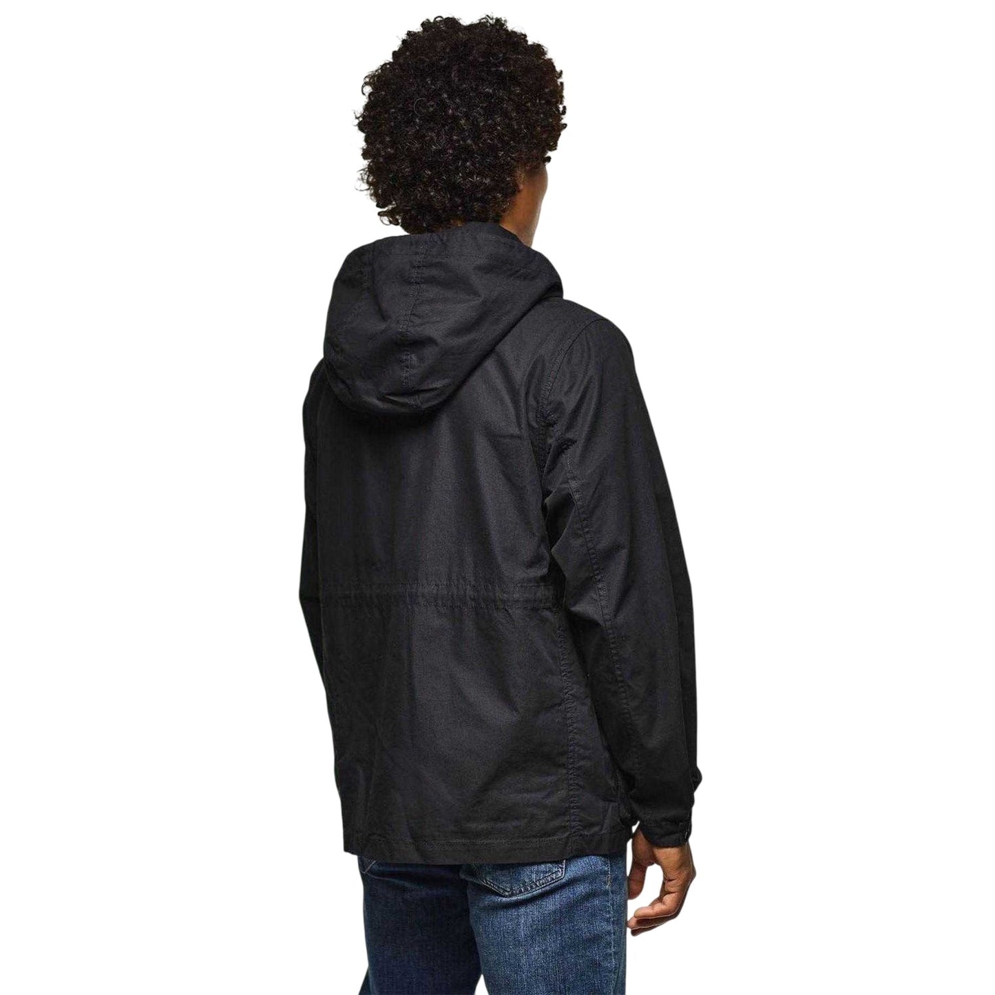 Black - Back - Weekend Offender Mens Harporcrate Hooded Jacket