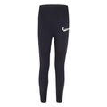 Black - Front - Converse Girls Graphic Logo Leggings