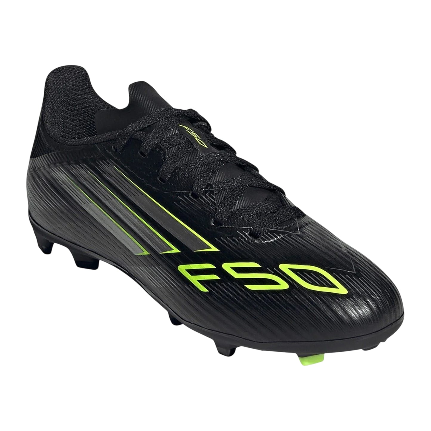 Black-Lemon - Lifestyle - Adidas Childrens-Kids F50 League Firm Ground Football Boots
