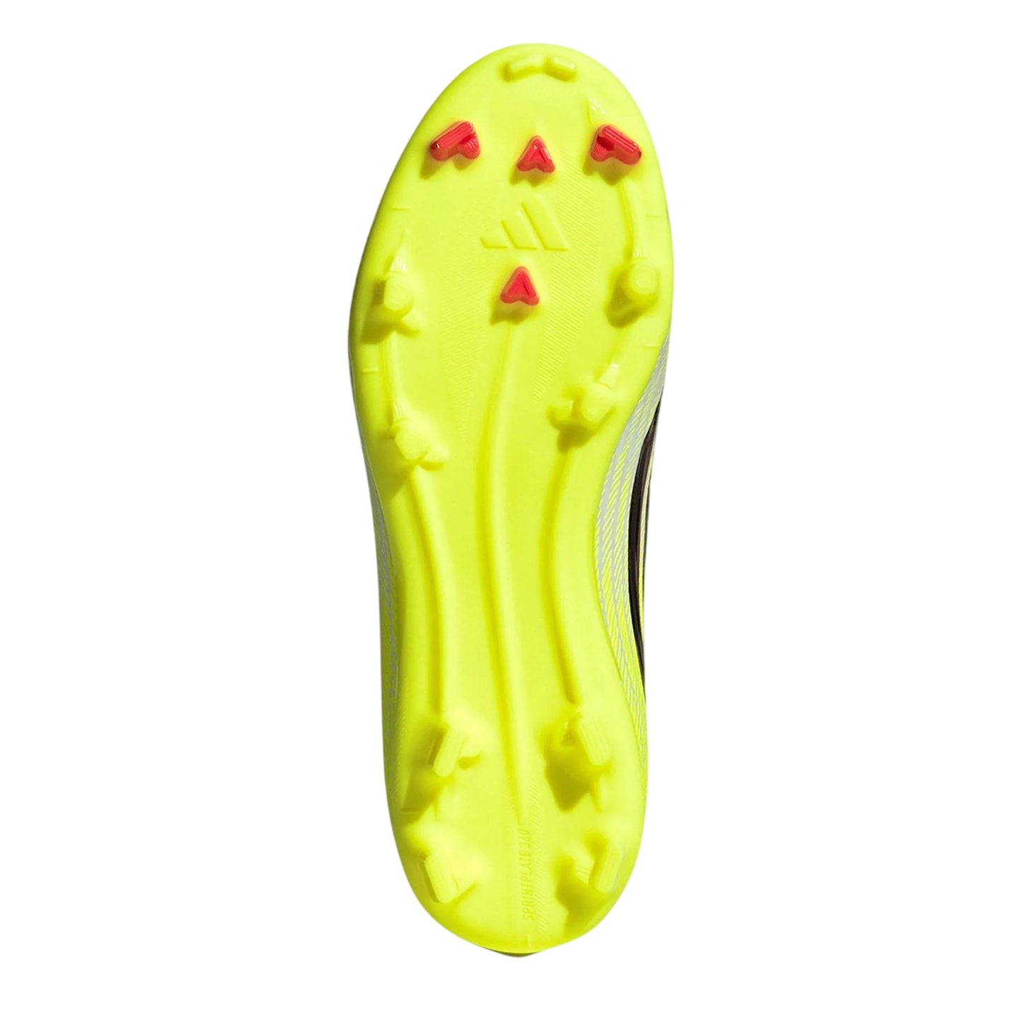 Solar Yellow - Side - Adidas Childrens-Kids F50 League Firm Ground Football Boots