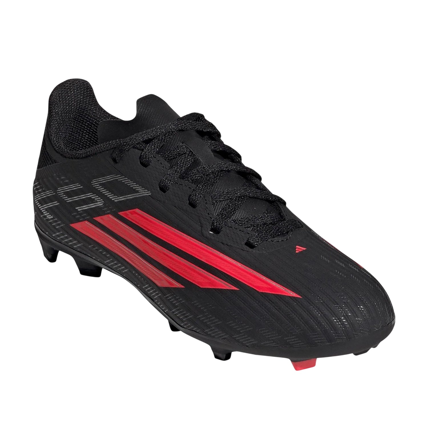 Black-Red - Lifestyle - Adidas Childrens-Kids F50 League Firm Ground Football Boots
