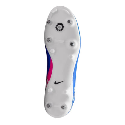 Blue-White-Pink - Side - Nike Mens Mercurial Superfly 10 Soft Ground Football Boots