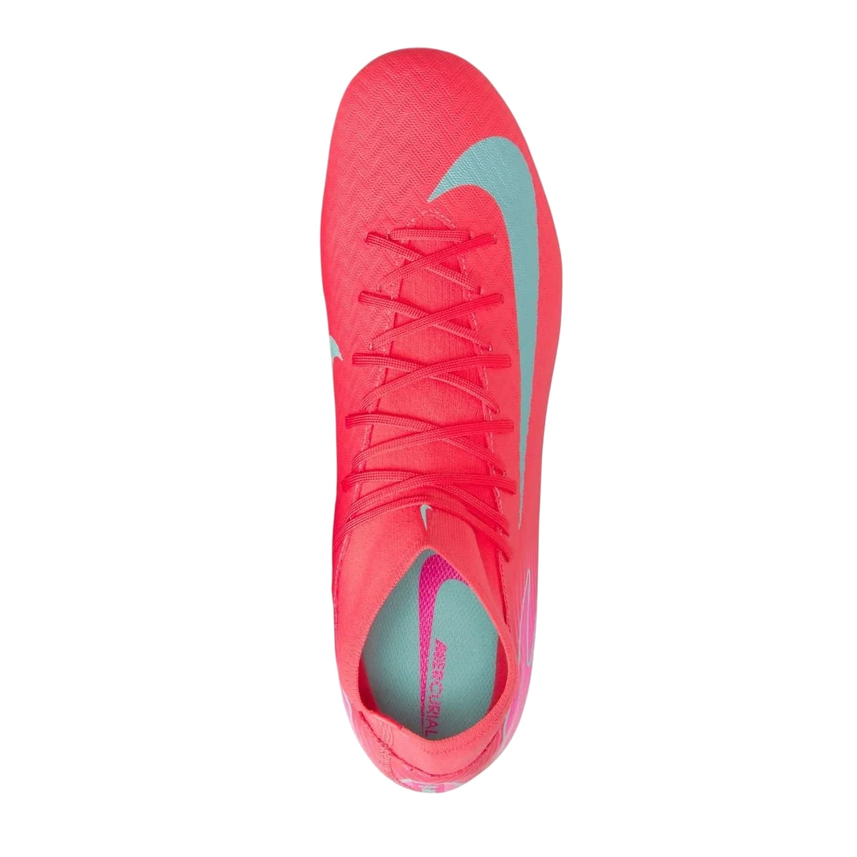 Red-Green - Back - Nike Mens Mercurial Superfly 10 Soft Ground Football Boots
