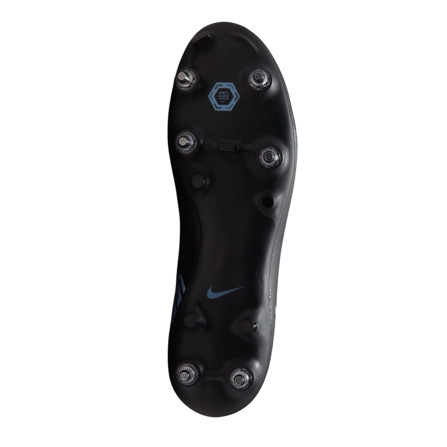 Black-Blue - Side - Nike Mens Mercurial Superfly 10 Soft Ground Football Boots