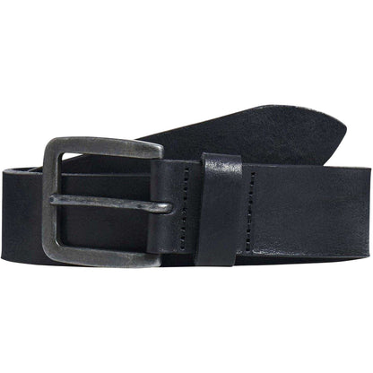 Black - Front - Jack And Jones Victor Leather Belt