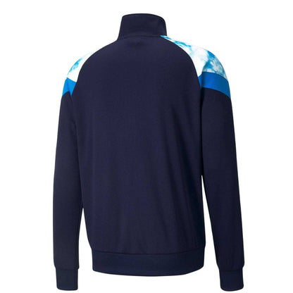 Navy - Back - Puma Mens Olympique De Marseille FC Track Jacket