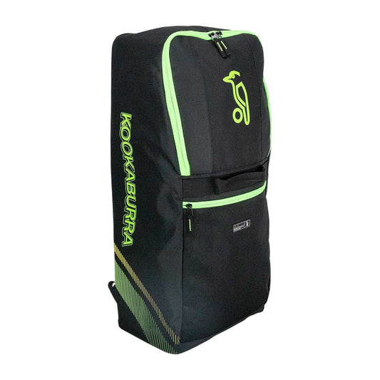 Black-Green - Front - Kookaburra Pro 3.0 Cricket Bag