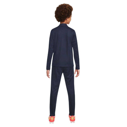 Navy-White - Back - Nike Childrens-Kids Academy Warm Up Tracksuit