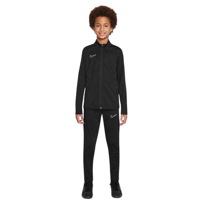 Black-White - Front - Nike Childrens-Kids Academy Warm Up Tracksuit