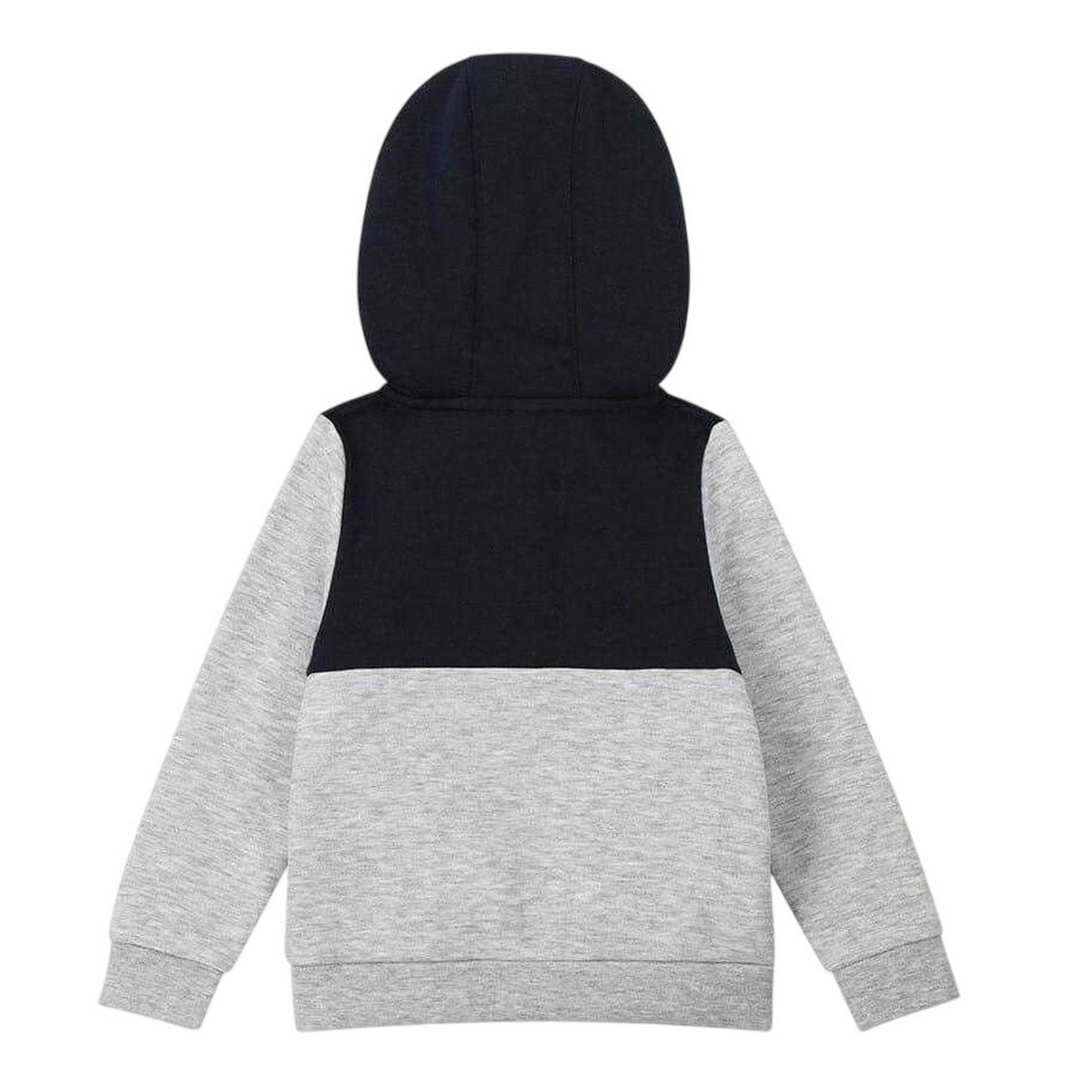 Navy-Grey - Side - Slazenger Childrens-Kids Colour Block Fleece Tracksuit