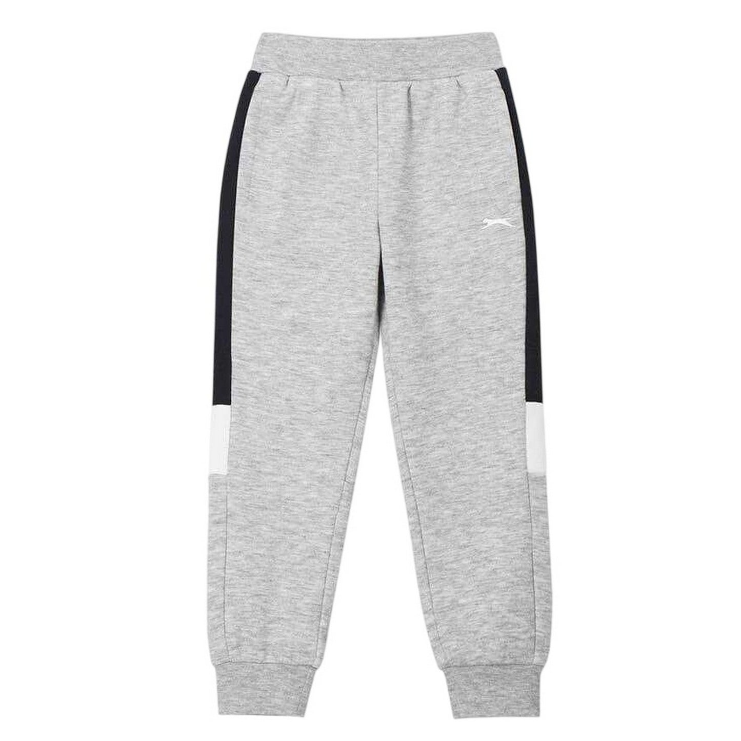 Navy-Grey - Lifestyle - Slazenger Childrens-Kids Colour Block Fleece Tracksuit