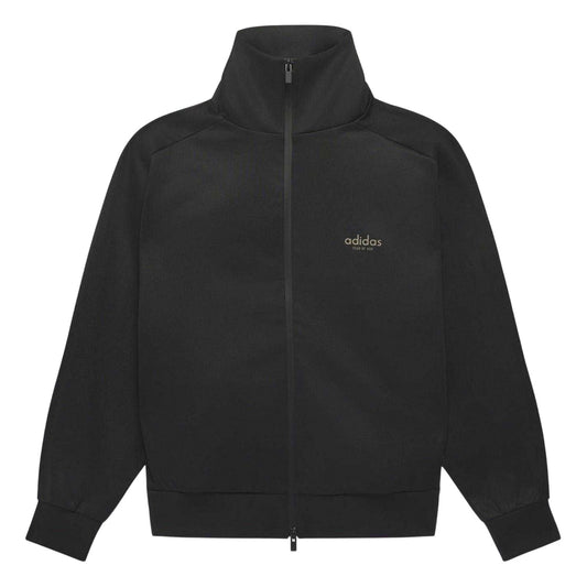 Black - Front - Adidas Womens-Ladies Athletic Track Jacket