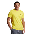 Yellow - Side - Lyle & Scott Mens Crew Neck T-Shirt