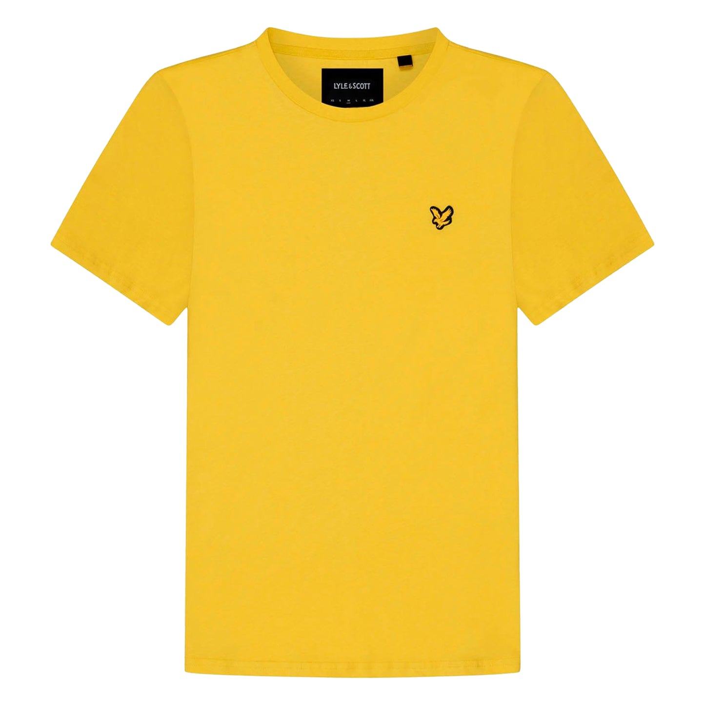 Yellow - Front - Lyle & Scott Mens Crew Neck T-Shirt