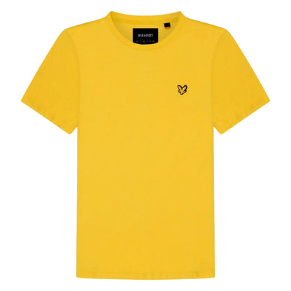 Yellow - Front - Lyle & Scott Mens Crew Neck T-Shirt