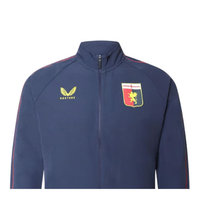 Navy - Back - Castore Mens Anthem Genoa CFC Training Jacket