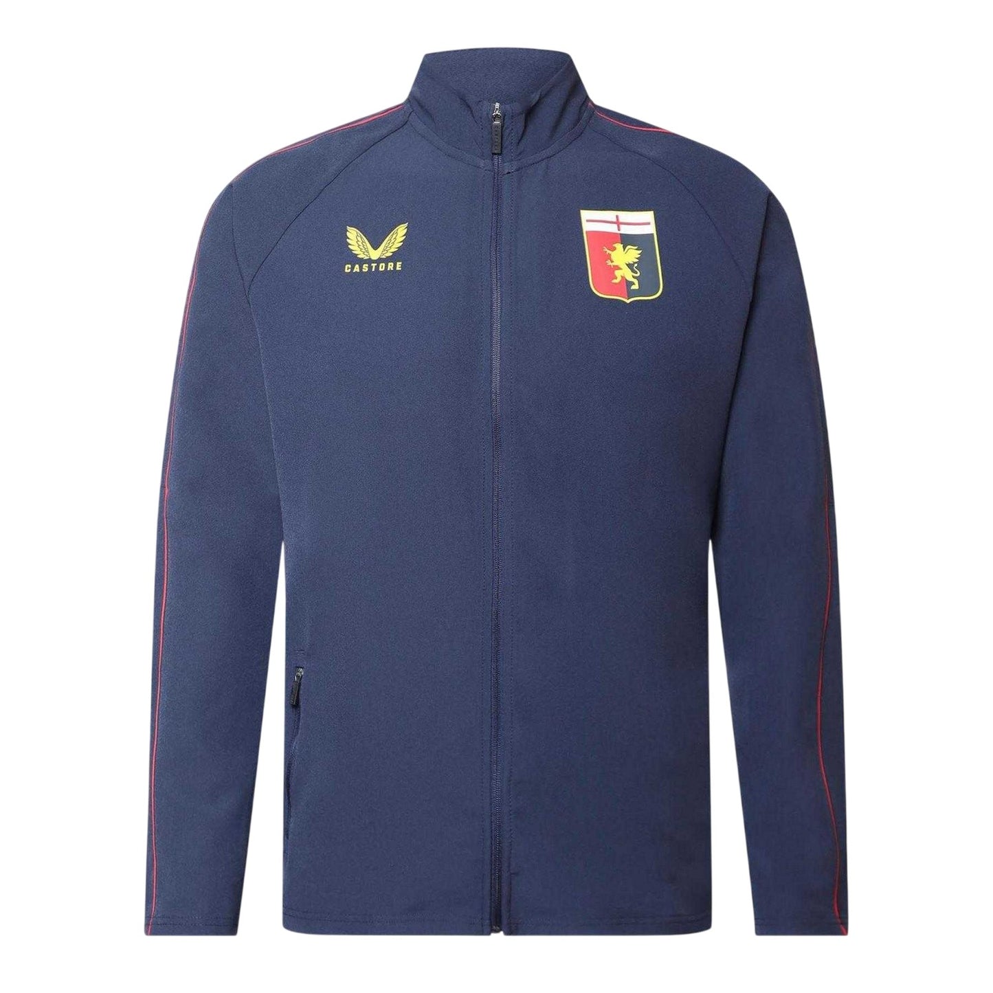 Navy - Front - Castore Mens Anthem Genoa CFC Training Jacket