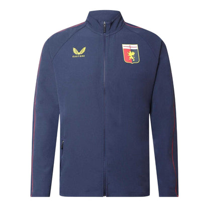 Navy - Front - Castore Mens Anthem Genoa CFC Training Jacket
