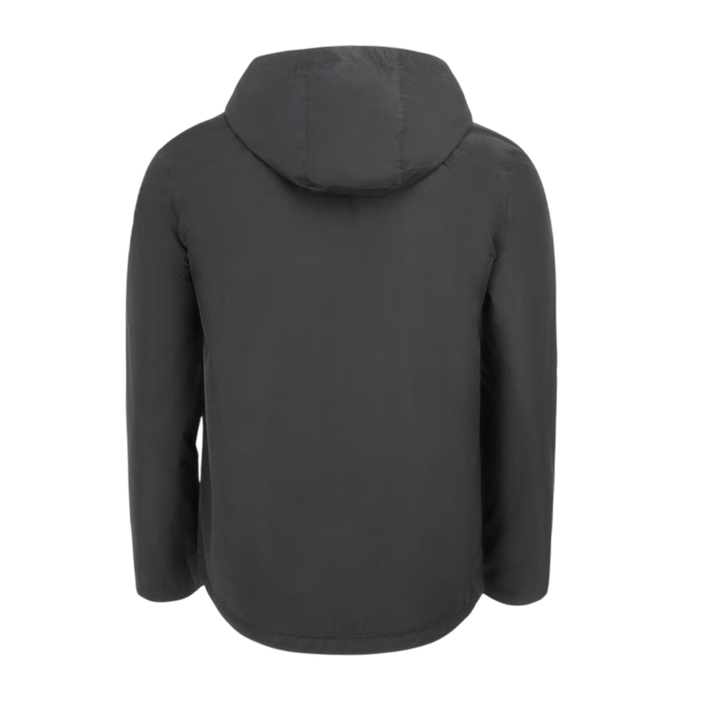 Black - Back - Donnay Mens Lightweight Hooded Jacket