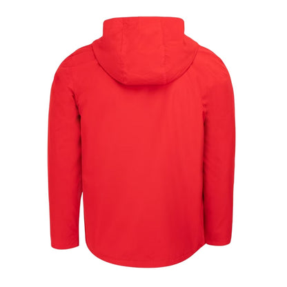 Red - Back - Donnay Mens Lightweight Hooded Jacket