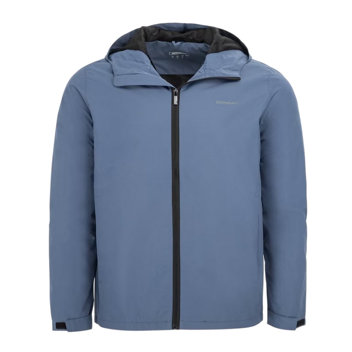 Grey - Front - Donnay Mens Lightweight Hooded Jacket