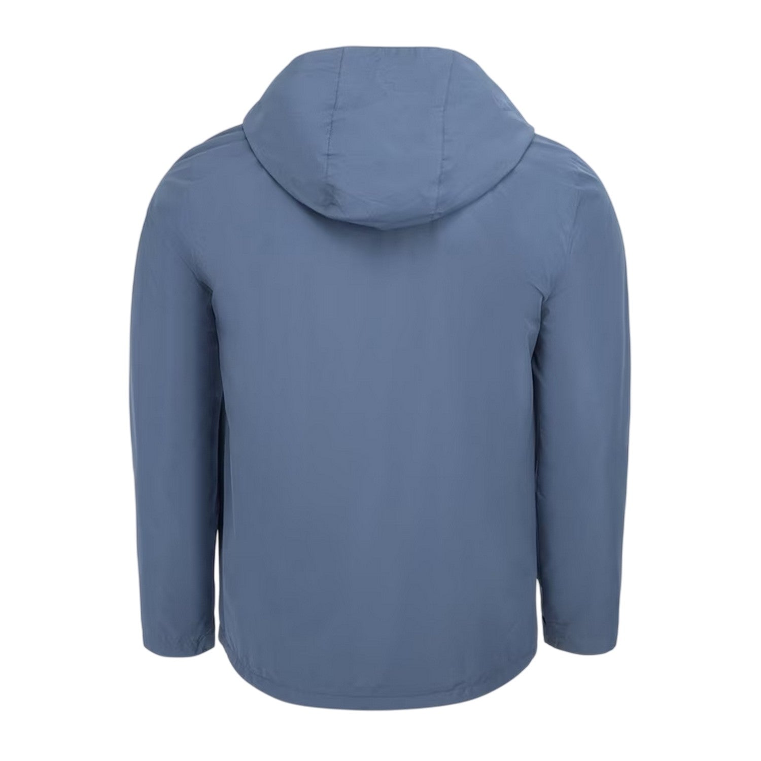 Grey - Back - Donnay Mens Lightweight Hooded Jacket