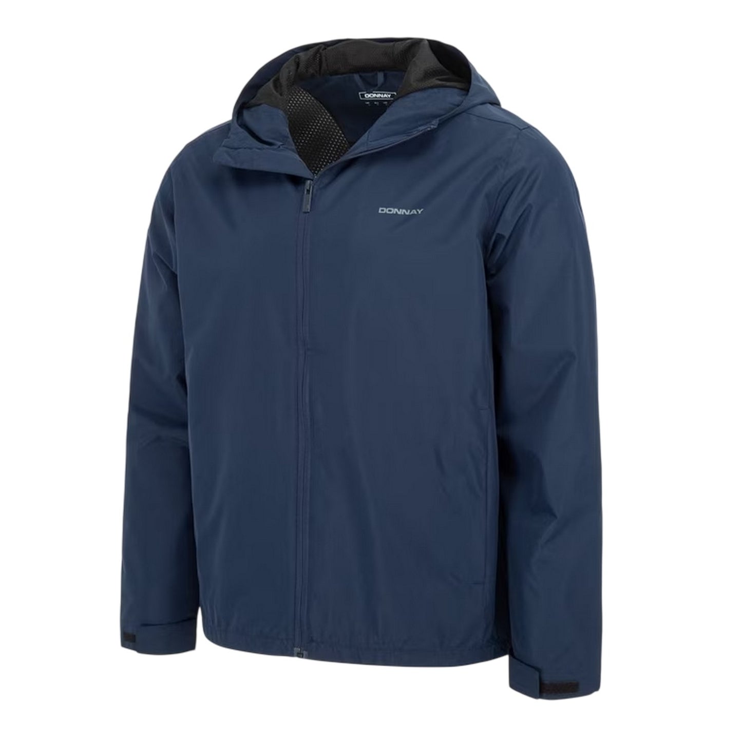 Navy - Side - Donnay Mens Lightweight Hooded Jacket