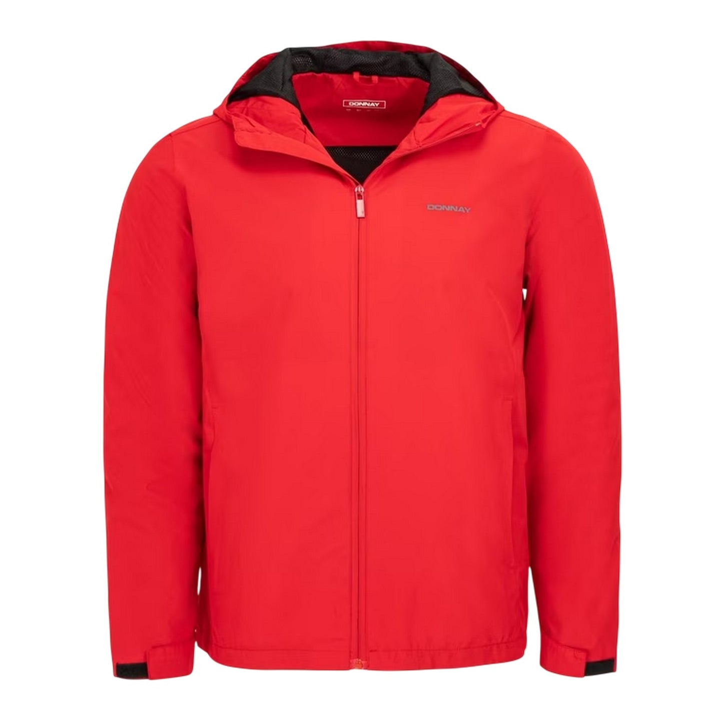 Red - Front - Donnay Mens Lightweight Hooded Jacket