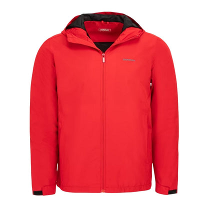 Red - Front - Donnay Mens Lightweight Hooded Jacket