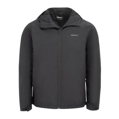 Black - Front - Donnay Mens Lightweight Hooded Jacket