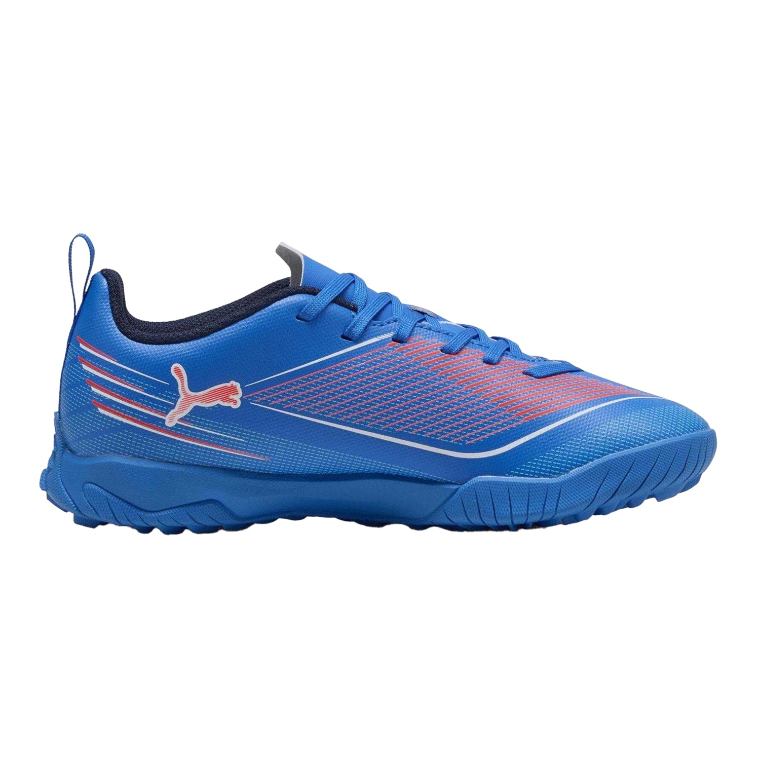 Blue-White - Front - Puma Boys Ultra 6 Match Football Boots