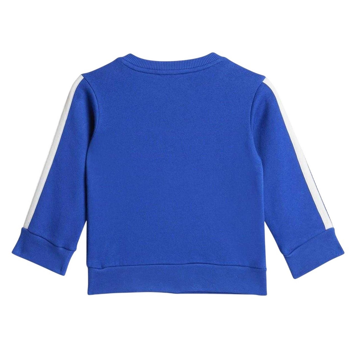 Blue-Grey - Side - Adidas Baby Long-Sleeved Tracksuit Set