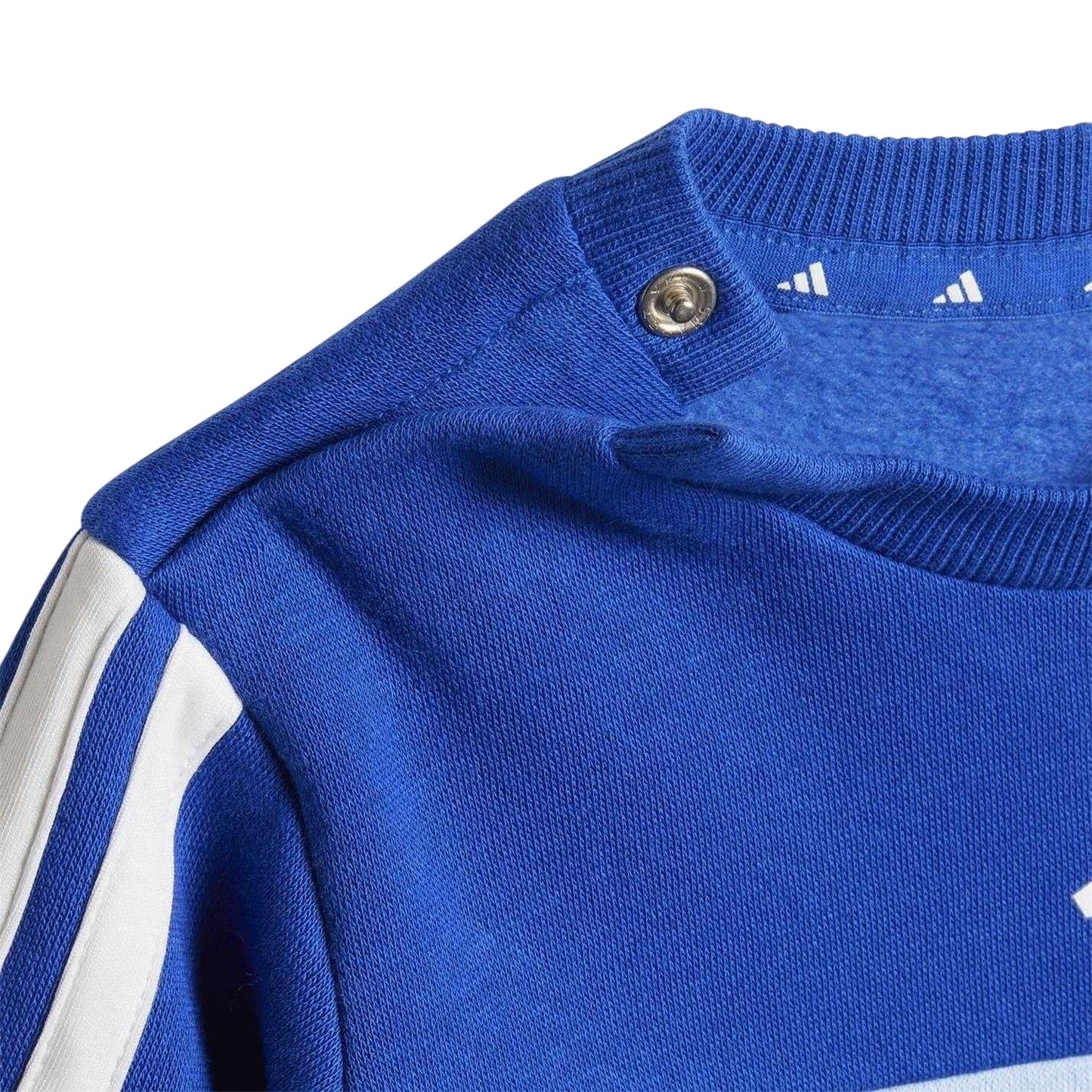 Blue-Grey - Pack Shot - Adidas Baby Long-Sleeved Tracksuit Set