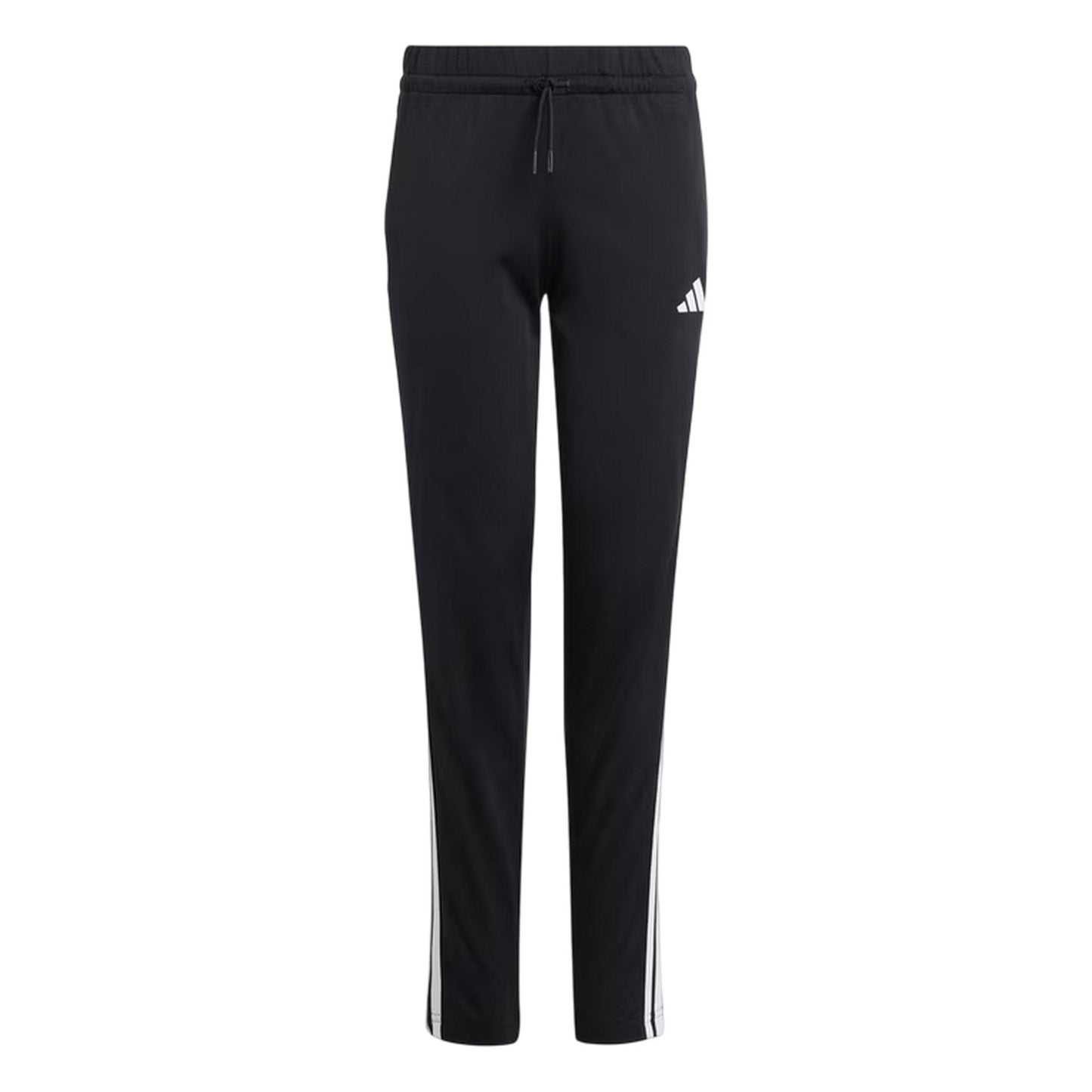 Black-Grey-White - Side - Adidas Childrens-Kids Essentials Tiberio Colour Block Tracksuit