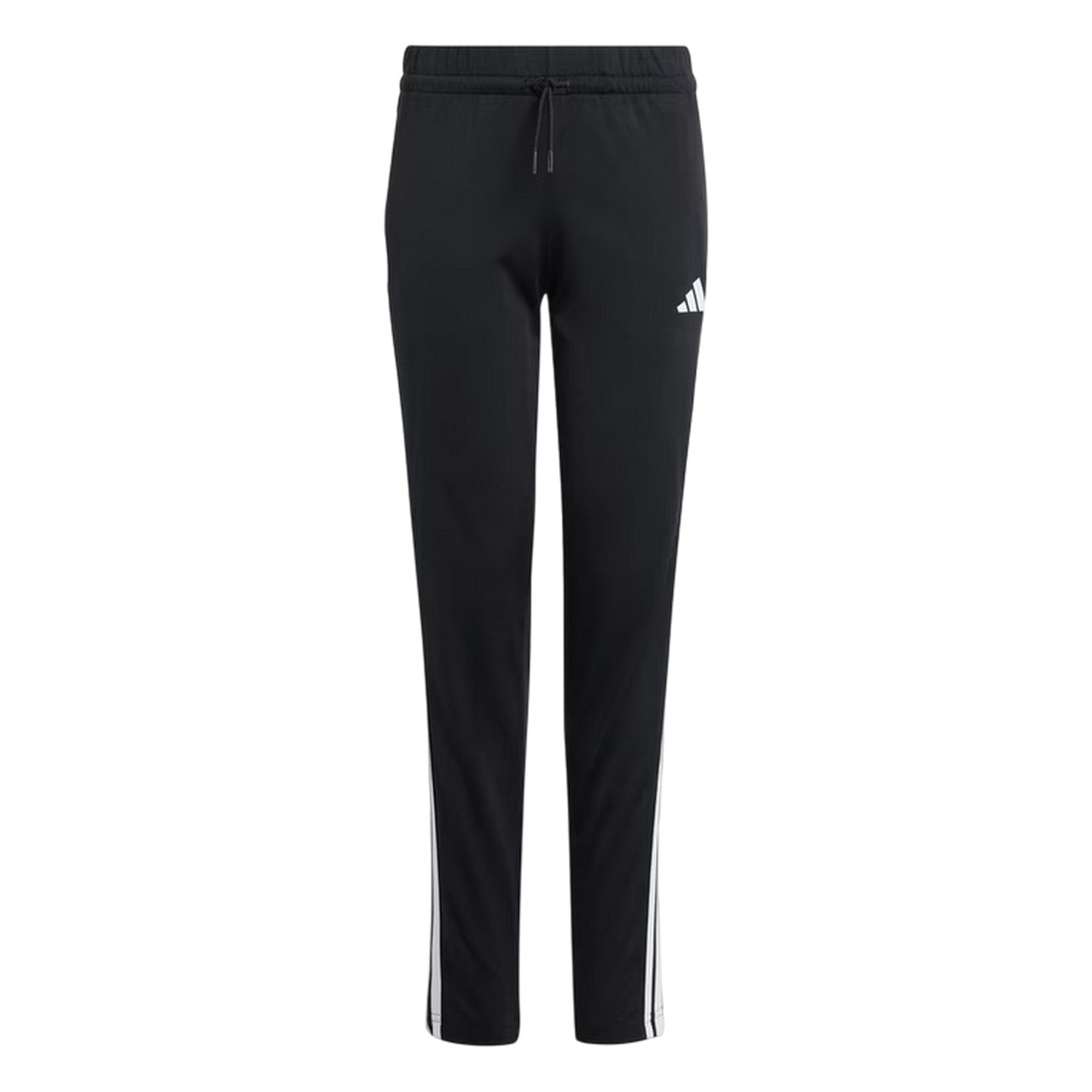 Black-Grey-White - Side - Adidas Childrens-Kids Essentials Tiberio Colour Block Tracksuit
