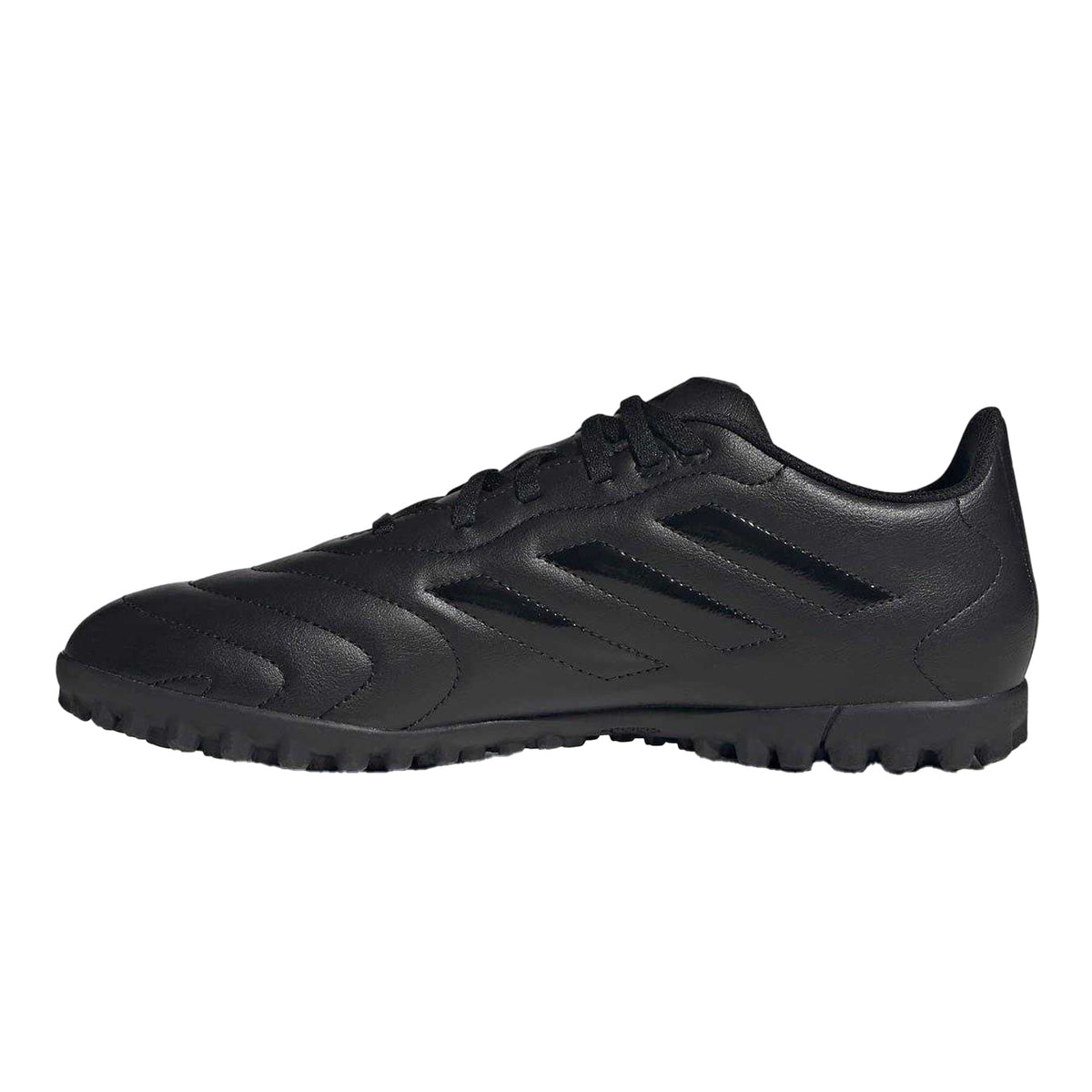 Black - Side - Adidas Mens Goletto VIII 3 Stripes Leather Artificial Ground Football Boots