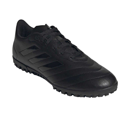 Black - Pack Shot - Adidas Mens Goletto VIII 3 Stripes Leather Artificial Ground Football Boots