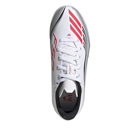 White-Red - Lifestyle - Adidas Childrens-Kids F50 League Football Boots
