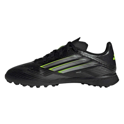 Black-Lemon - Side - Adidas Childrens-Kids F50 League Football Boots