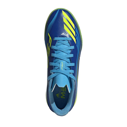 Blue-Pale Yellow - Lifestyle - Adidas Childrens-Kids F50 League Football Boots