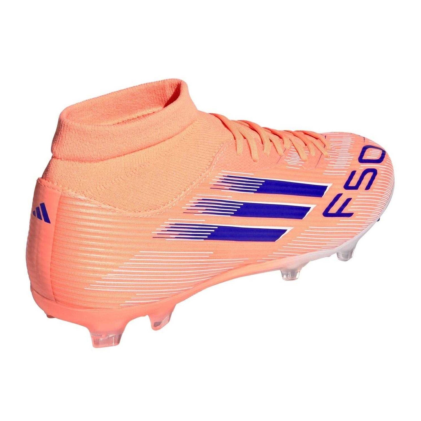 Orange-Blue - Back - Adidas Mens League Print Firm Ground Football Boots