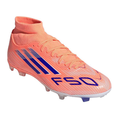 Orange-Blue - Pack Shot - Adidas Mens League Print Firm Ground Football Boots
