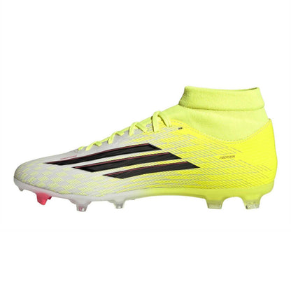 Solar Yellow - Side - Adidas Mens League Print Firm Ground Football Boots