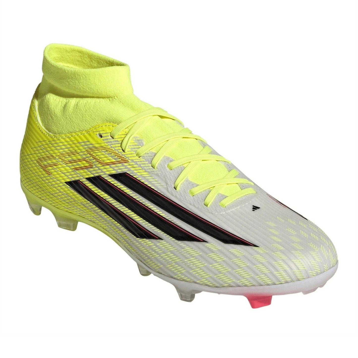 Solar Yellow - Pack Shot - Adidas Mens League Print Firm Ground Football Boots
